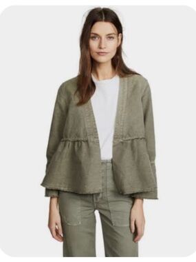 AMO Flounce Jacket army green XS